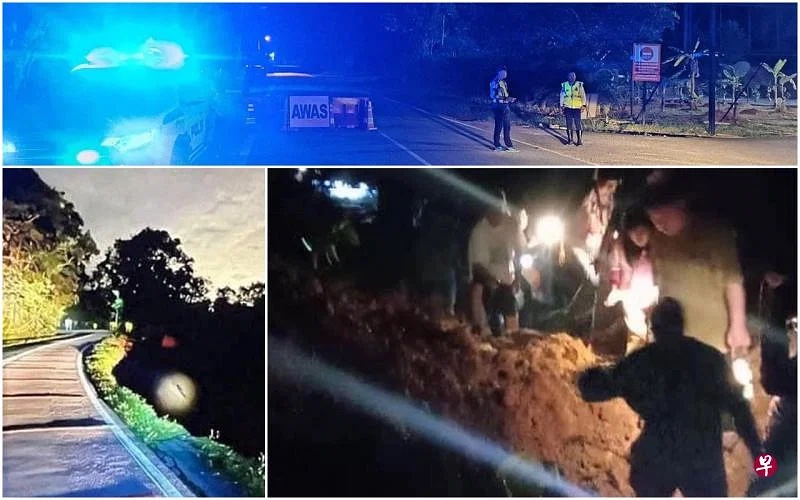 马来西亚一处营地星期五凌晨发生山体滑坡，约100人被困。消防与救援部门已在营地中救出至少31人 ...